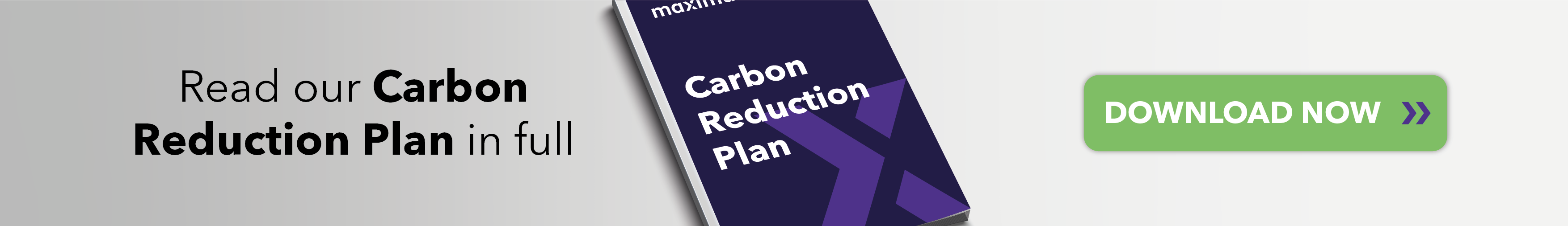 Carbon reduction statement banner